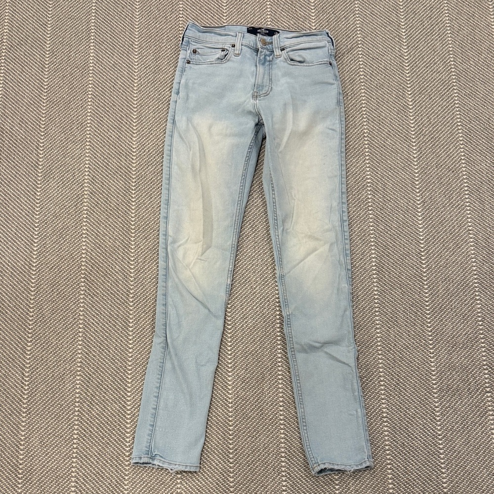 Hollister Men's Light Blue Skinny Jeans